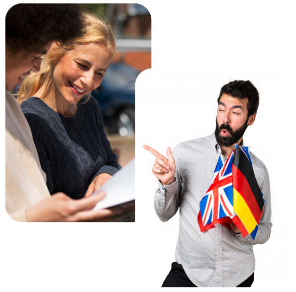 Adults learning German